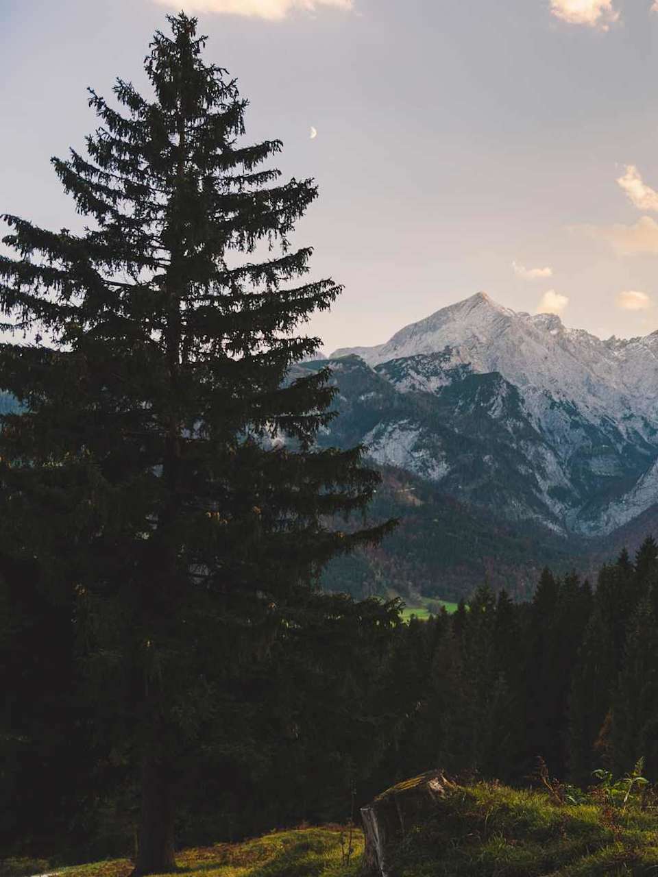 Ausblick auf das Wettersteingebirge in Garmisch-Partenkirchen.
