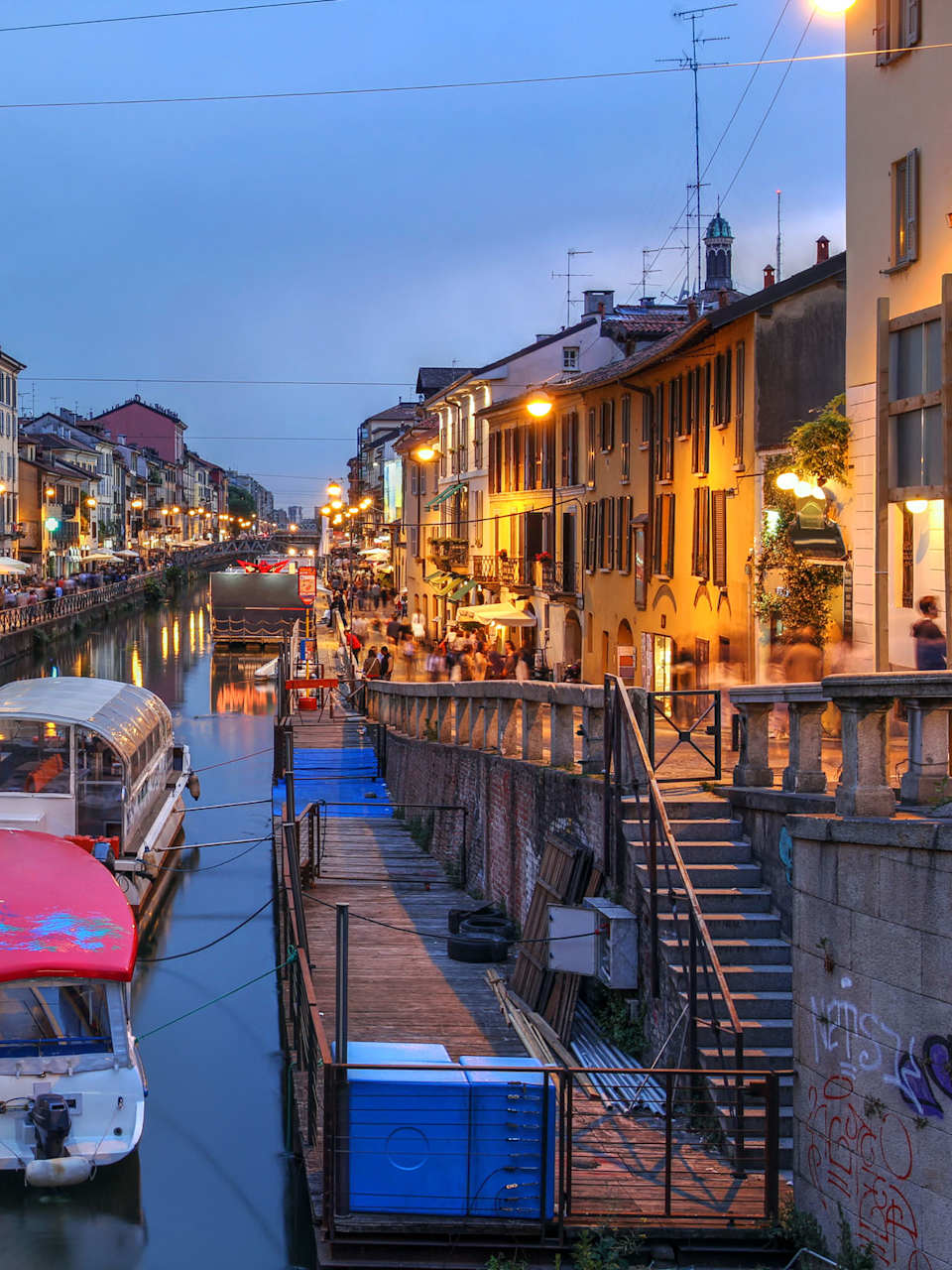 Navigli Viertel Mailand, Italien