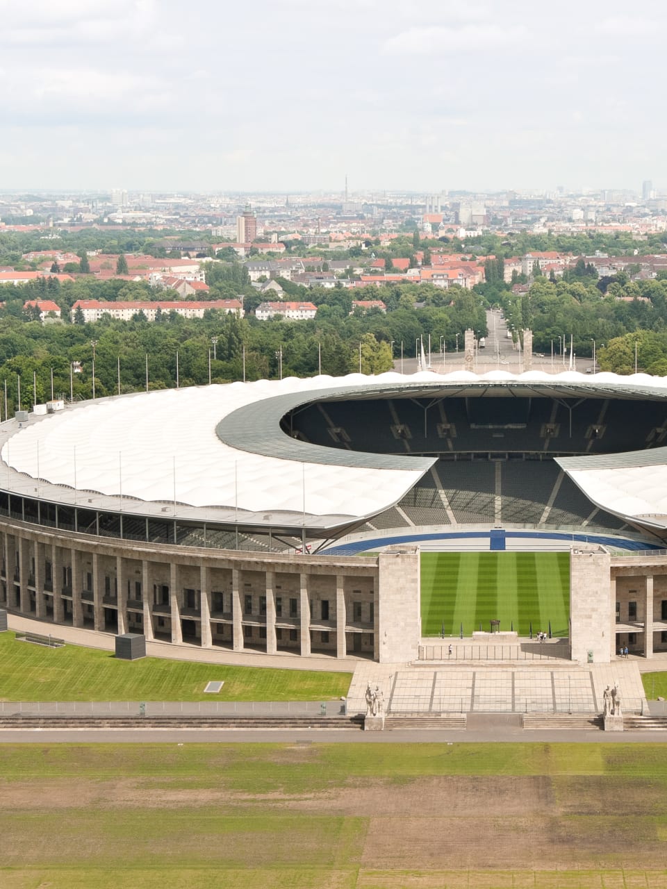 Olympiastadion in Berlin, Deutschland.