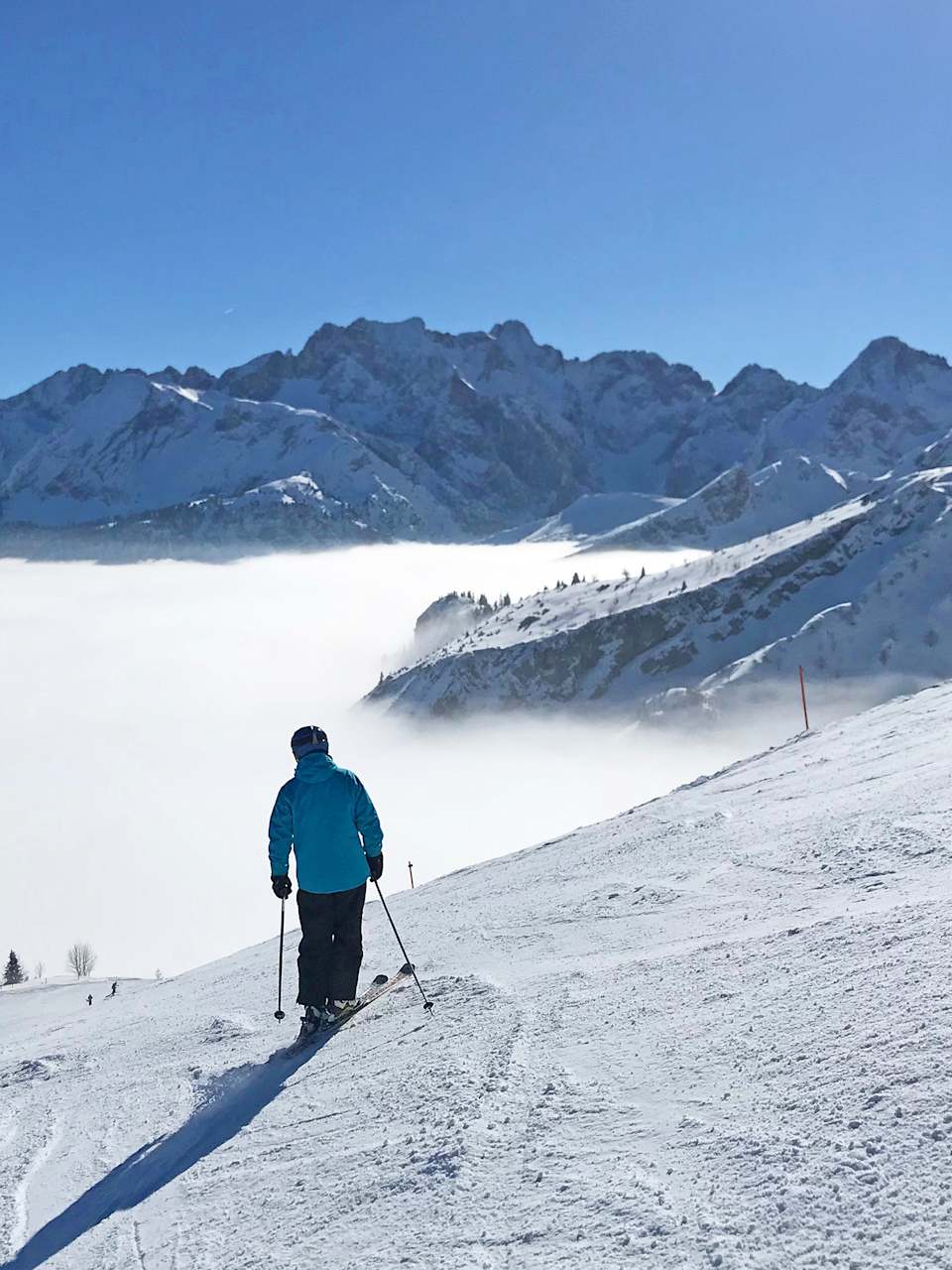 Piste im Skigebiet Garmisch-Classic, Österreich