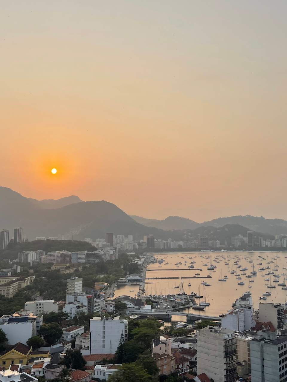 Sonnenuntergang über Rio de Janeiro ©Rebecca Mörth