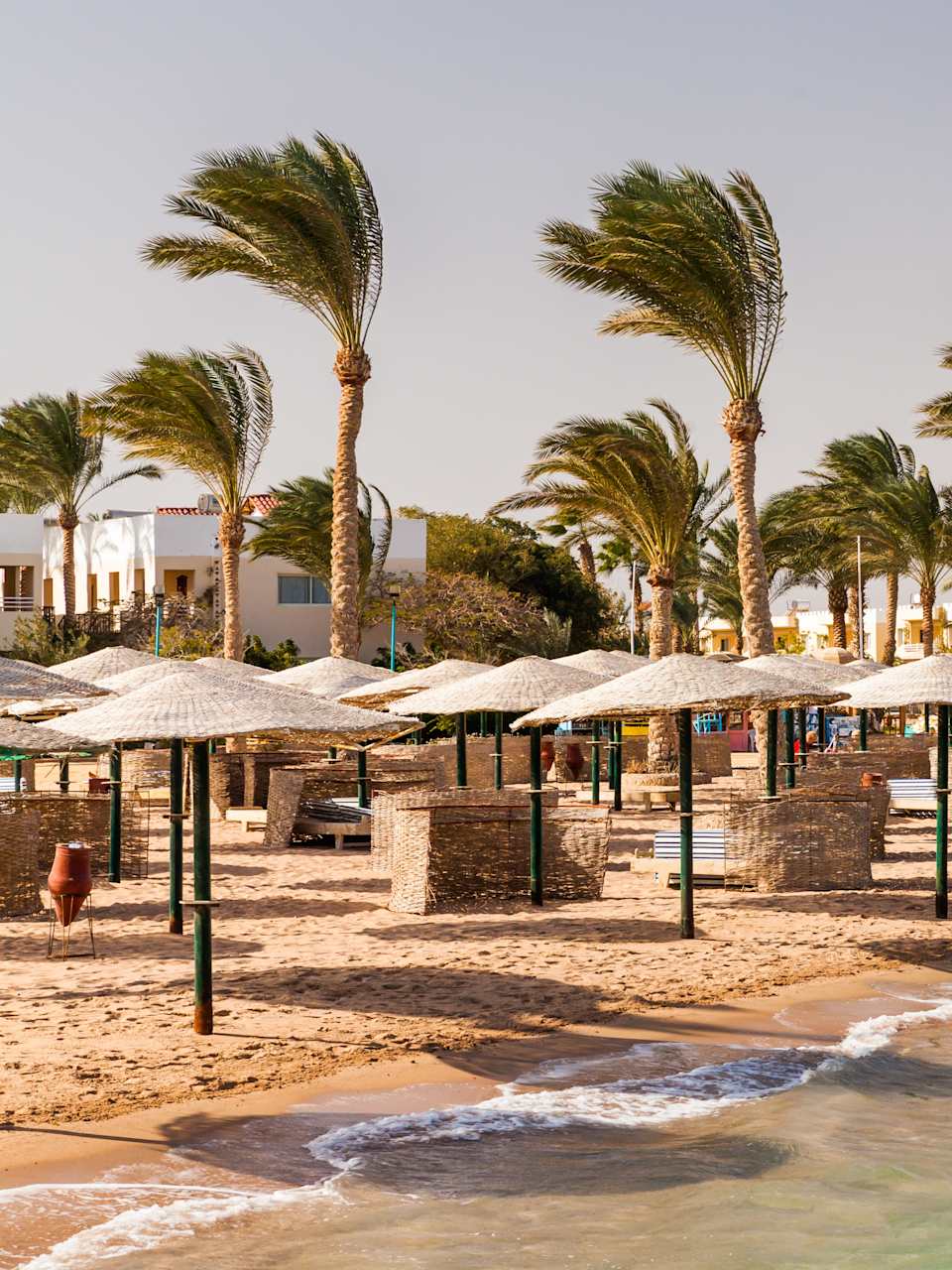Sand beach. Red Sea, Egypt