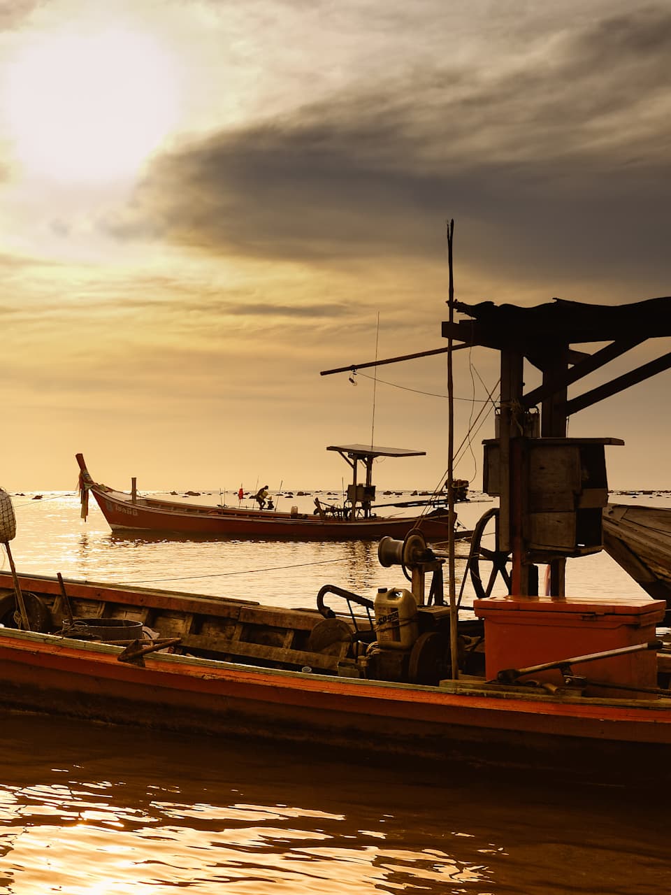 Fischerboote Khuk Khak Beach, Khao Lak / Phang Nga
