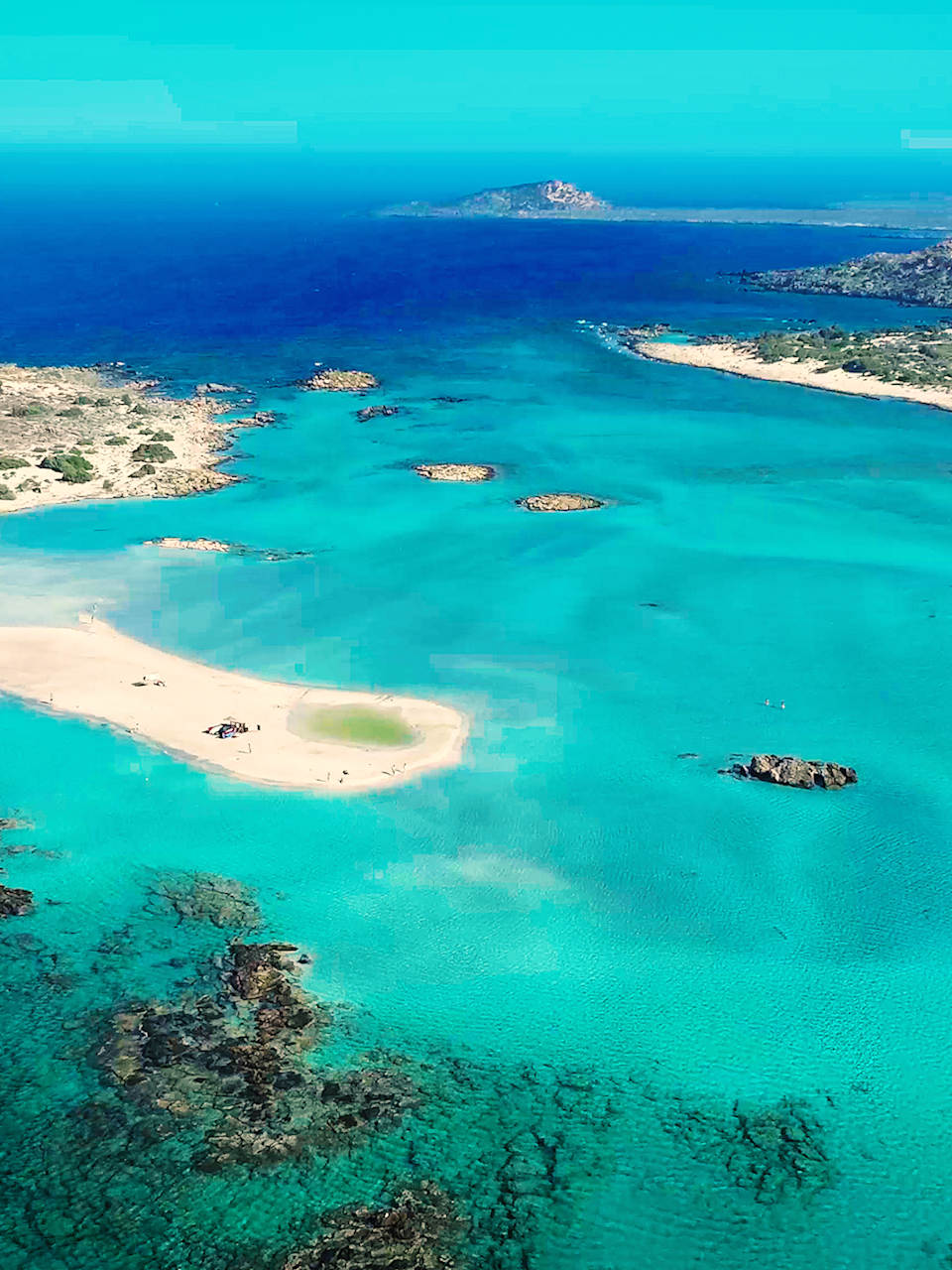 Elafonisi Beach Kreta, Griechenland