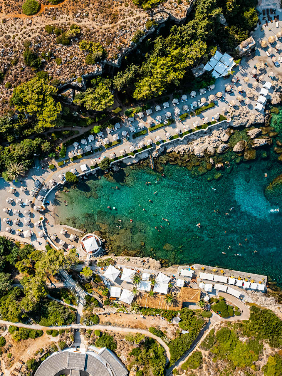 Kalithea Springs auf Rhodos, Griechenland