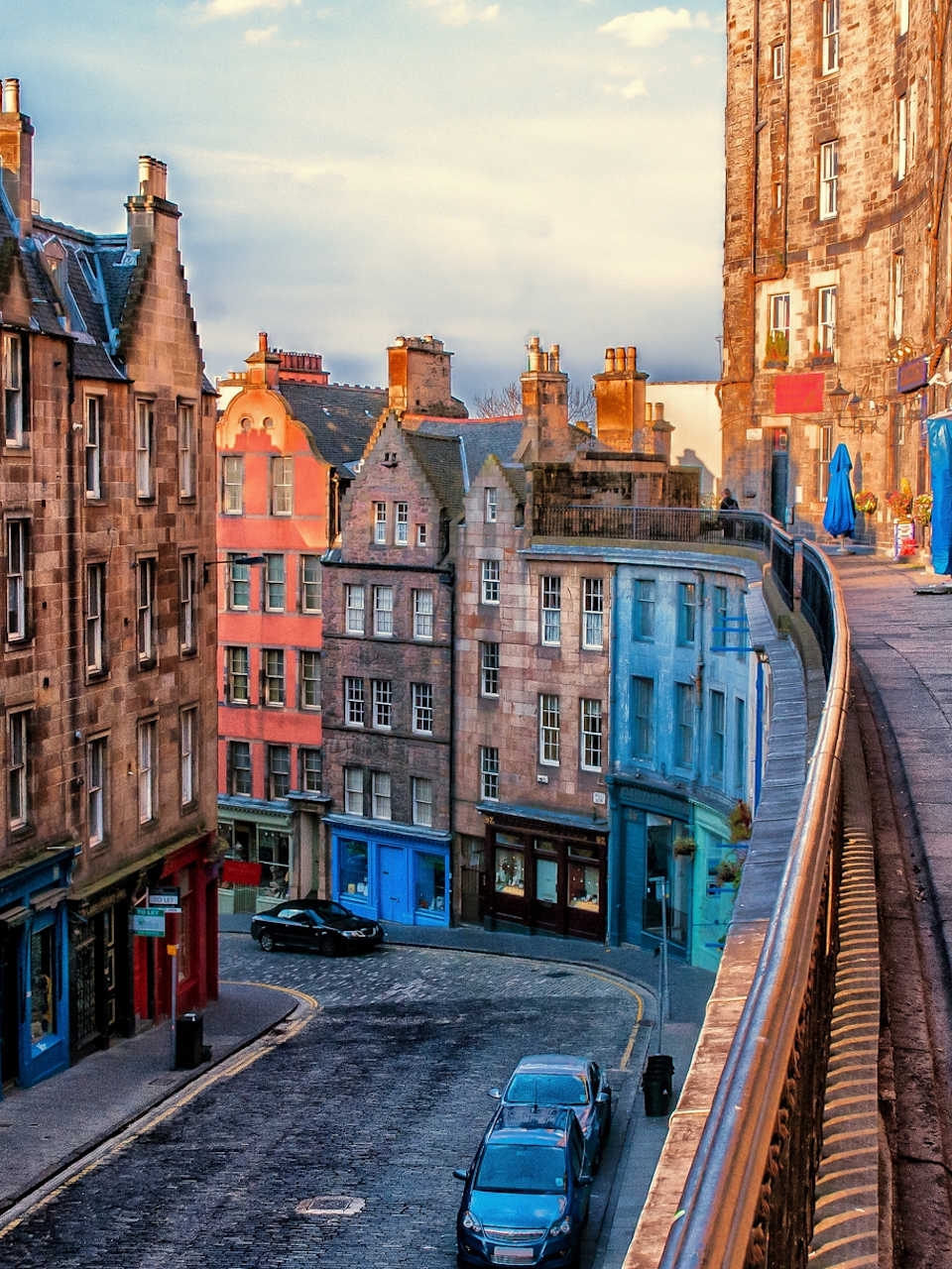 Straßenzüge in Edinburgh
