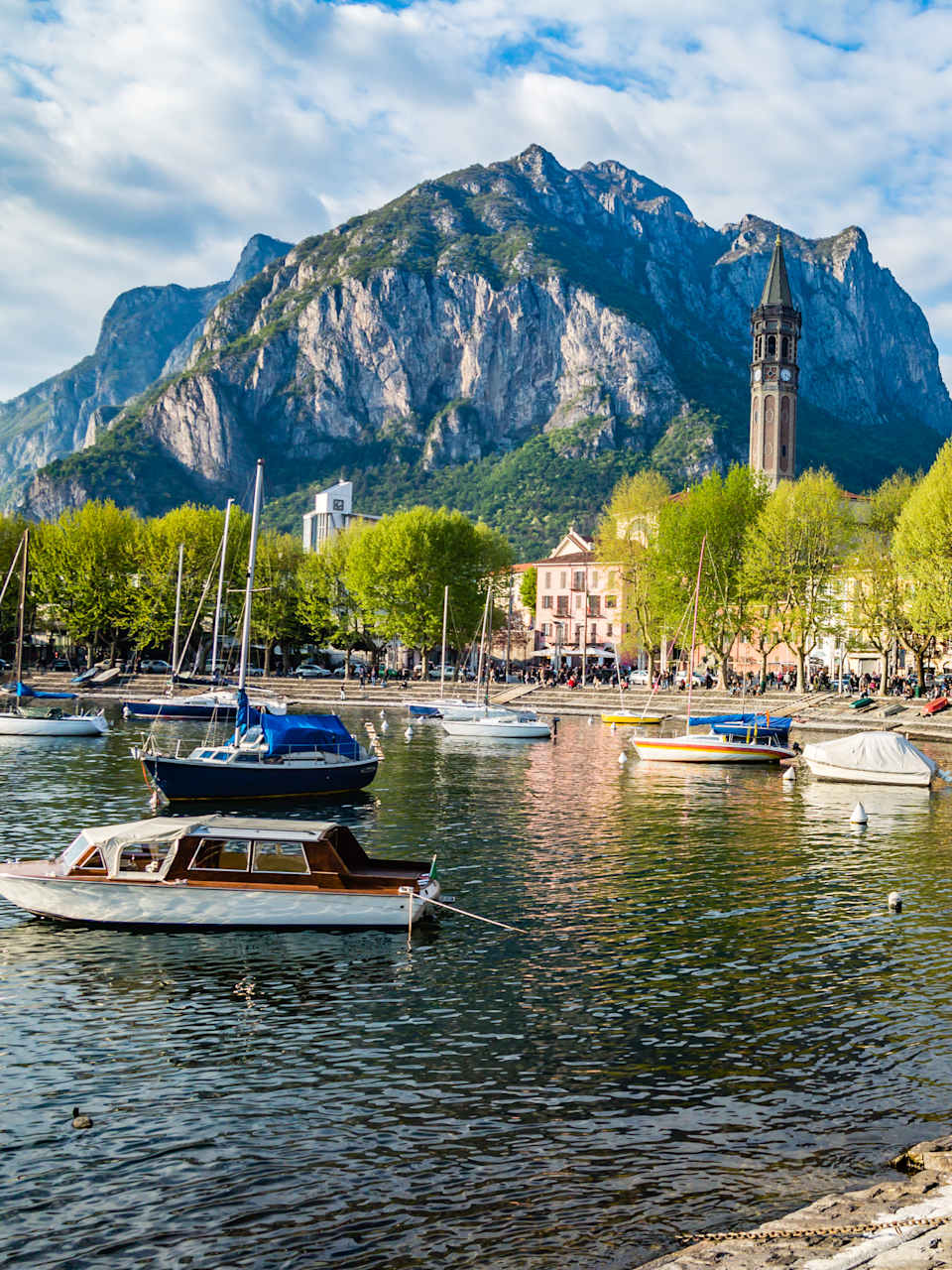 Bucht von Lecco, Comer See, Italien