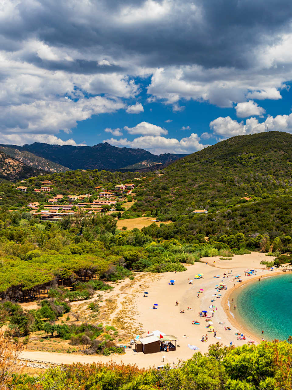 Sa Colonia Beach, Chia, Sardinien