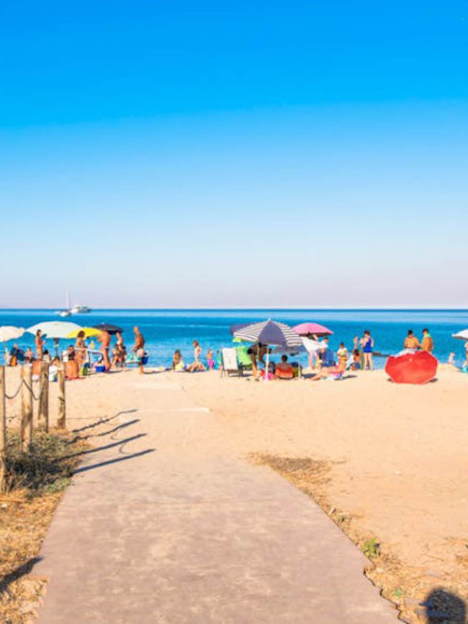 Spiaggia di Nora in Pula, Sardinien