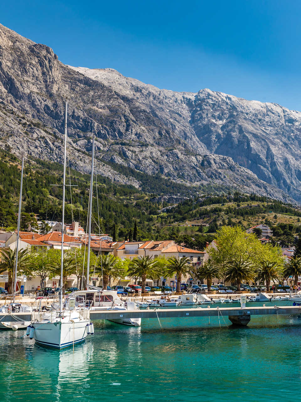 Biokovo-Gebirge, Baška Voda, Dalmatien, Kroatien