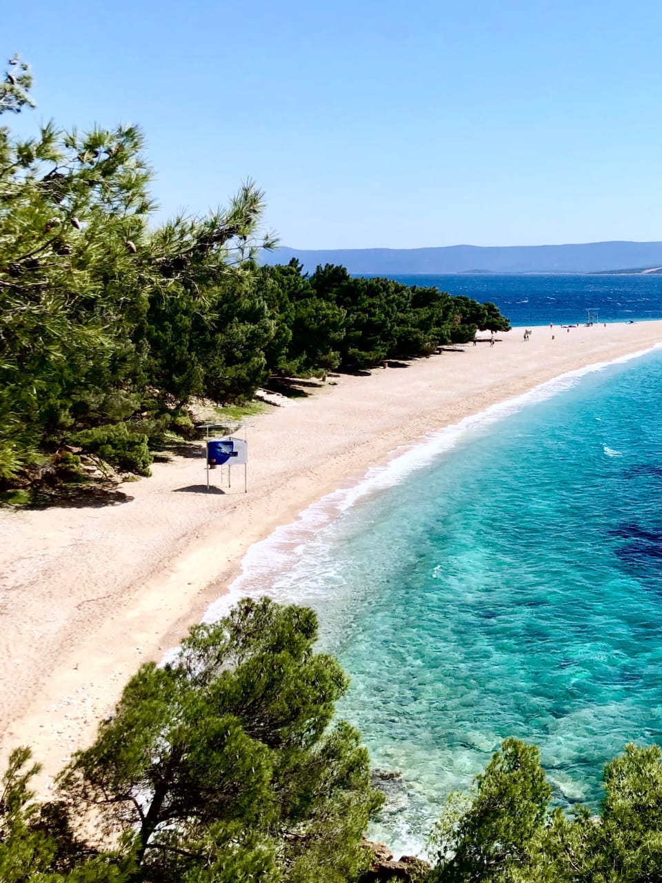 Strand von Bol, Dalmatien, Kroatien