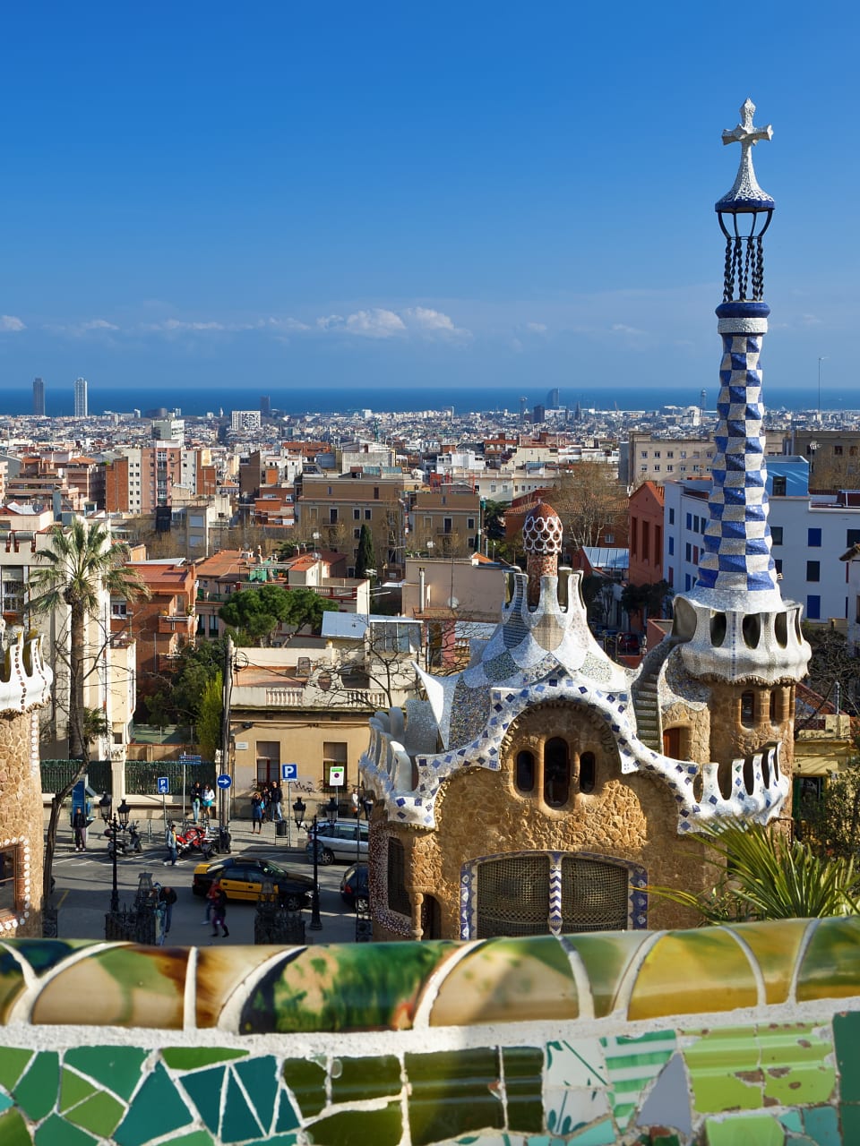 Park Guell, Barcelona, Spanien