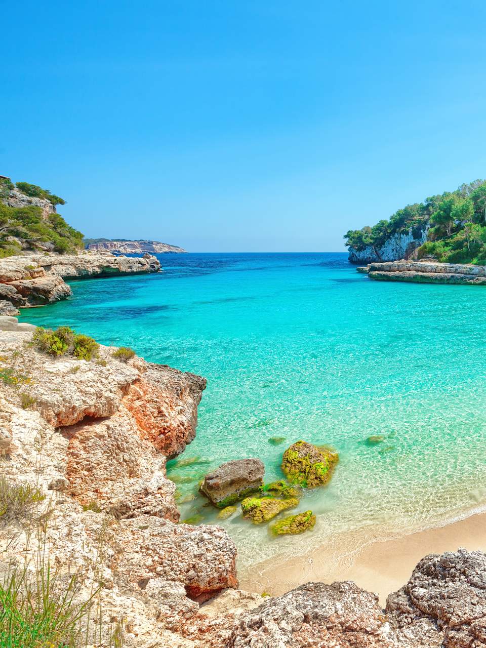 Cala Llombards, Mallorca, Spanien