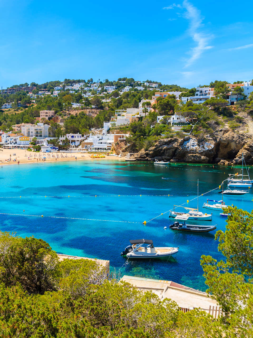 Cala Vadella, Ibiza, Spanien