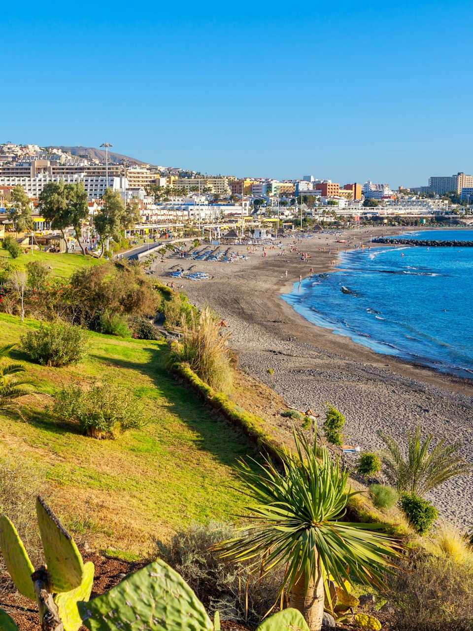 Strand Fanabe, Costa Adeje, Teneriffa, Spanien