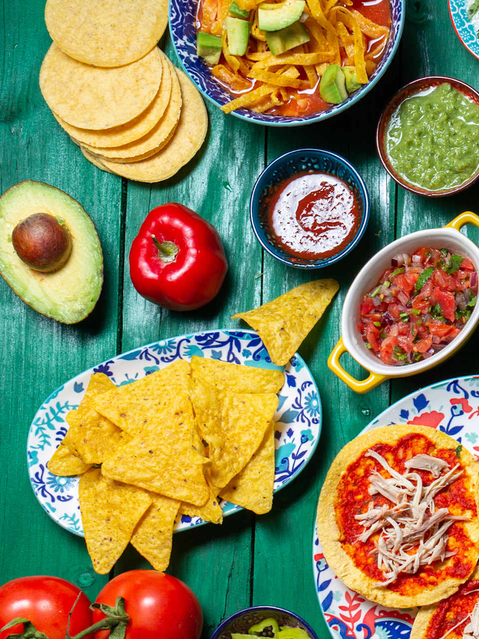 Essensplatte aus Mexiko-Stadt, Mexiko