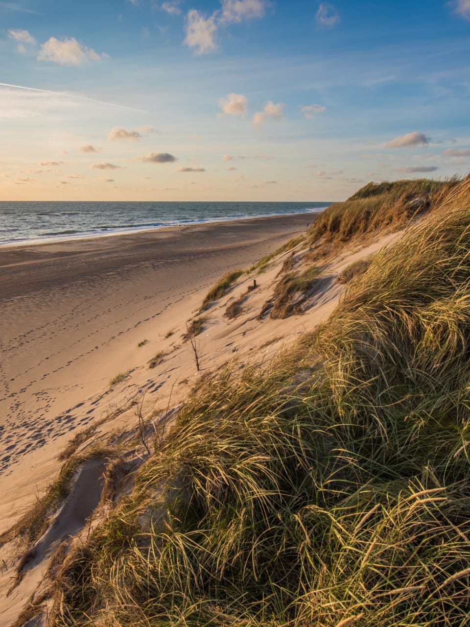 Sonnenuntergang, Nordsee, Deutschland