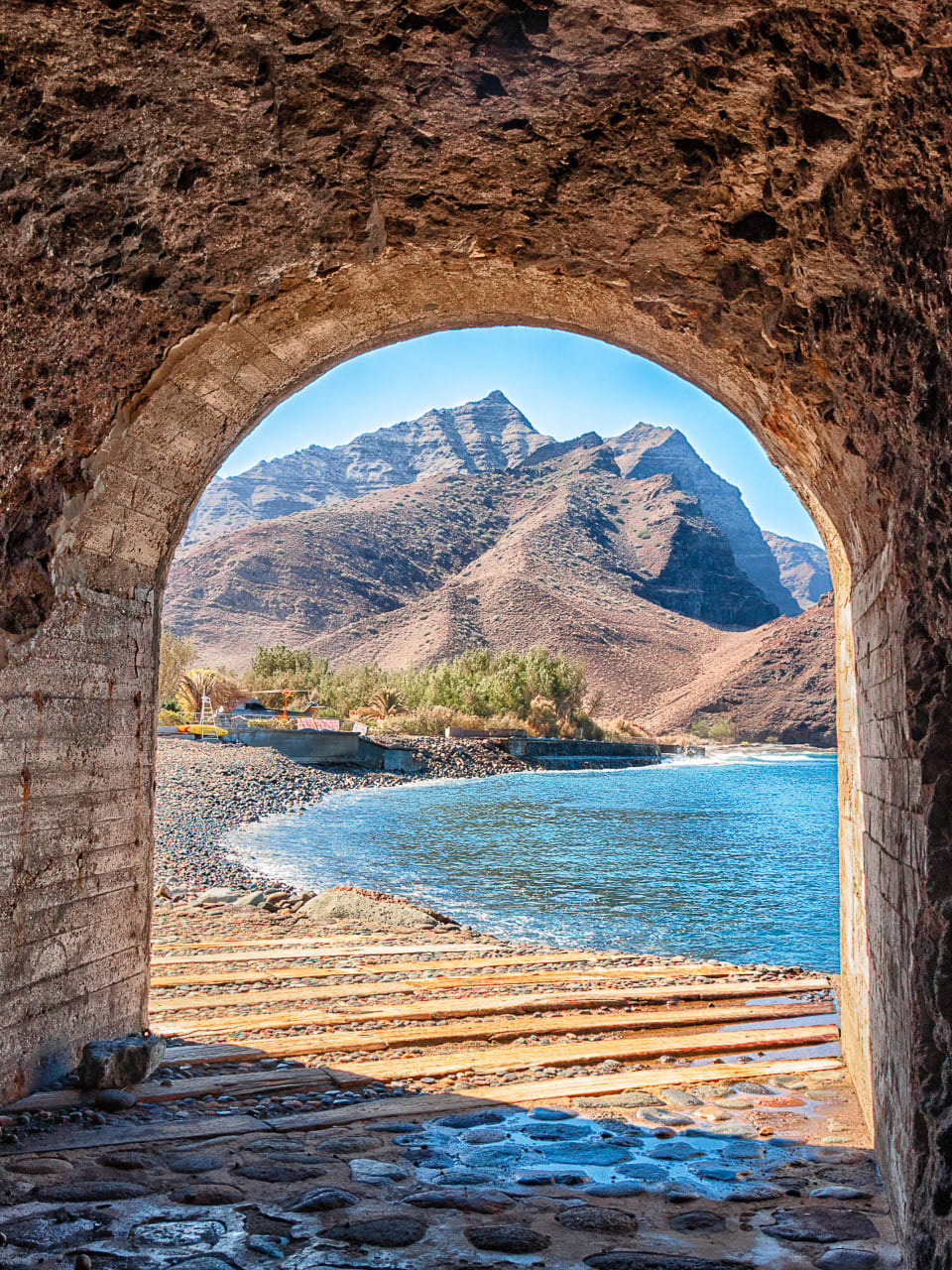 Tunnel, Aldea Beach, Gran Canaria
