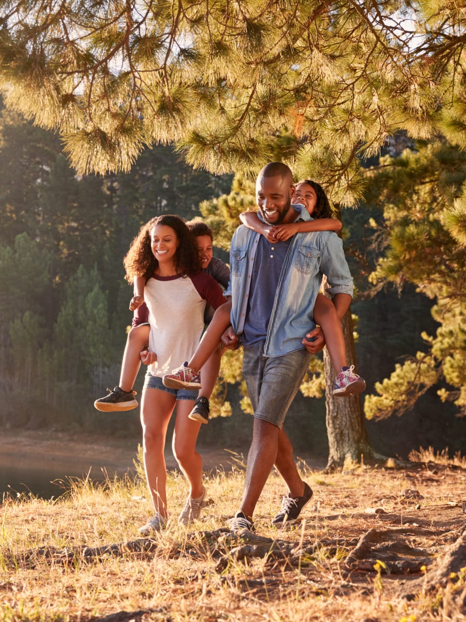 Familie im Schwarzwald, Deutschland