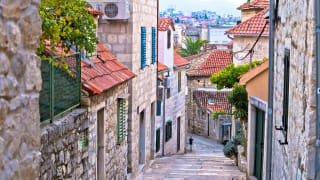 Strasse in Split, Dalmatien, Kroatien