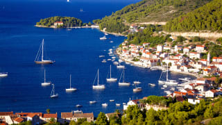 Hafen, Vis Stadt, Insel Vis, Kroatien