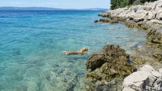 Strand, Insel Cres, Kroatien
