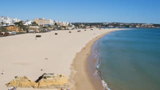 Strand Praia da Rocha, Algarve, Portugal