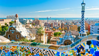 Aussicht über Barcelona, Katalonien