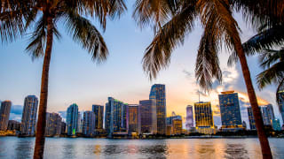 Skyline von Miami, Florida, USA