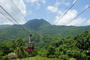Seilbahn auf den Berg Pico Isabel, Dominikanische Republik