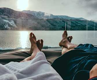 Badehaus Millstätter See, Österreich © iStock.com/Christopher Moswitzer