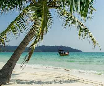Palmenstrand, Kambodscha © Percy Hendrich/iStock / Getty Images Plus via Getty Images