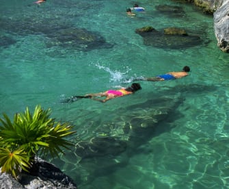 Xel Ha Lagoon in Quintana Roo ©Dave G. Houser/Corbis Documentary via Getty Images