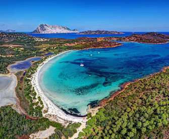 Cala Brandinchi, Sardinien, Italien