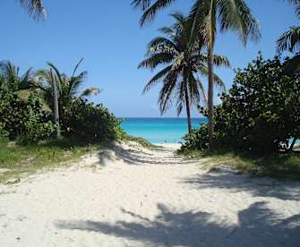 Scenic View Of Sand Against Sea