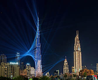 Burj Khalifa Lasershow ©Shutterstock
