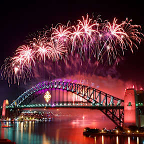 Silvesterfeuerwerk in Sydney