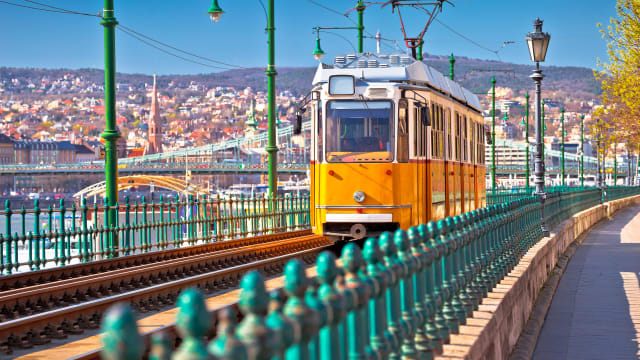 An der Donaupromenade, Budapest, Ungarn