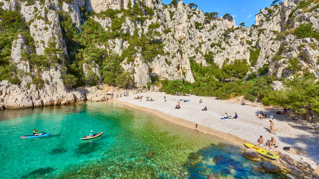 Bucht von En-Vau, Calanques, Côte d’Azur, Frankreich.
