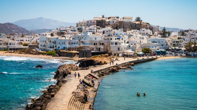 Naxos-Stadt auf der Insel Naxos, Griechenland