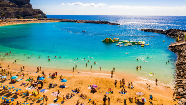 Playa Amadores, Gran Canaria, Spanien