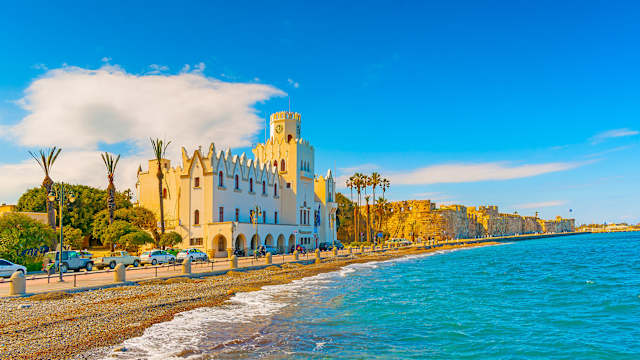 Alte Festungsanlagen in Kos Stadt auf Kos