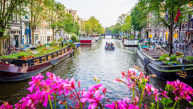 Kanal in Amsterdam