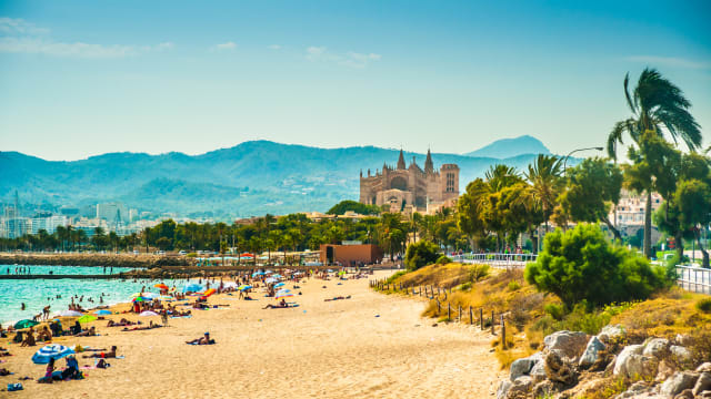 Strand von Palma de Mallorca