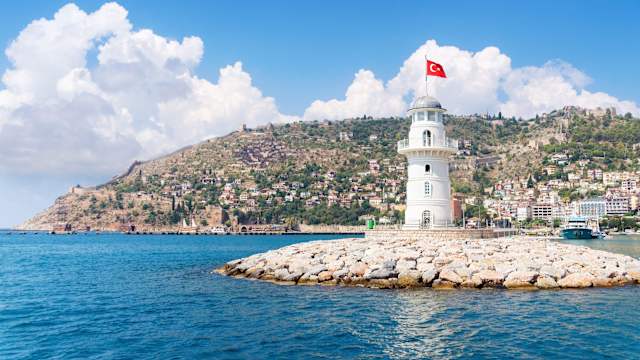 Leuchtturm, Alanya, Türkische Riviera