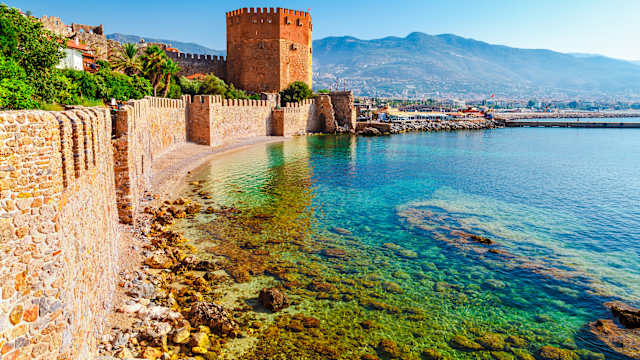Kizil Kule-Turm, Alanya, Türkische Riviera