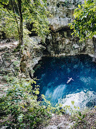 Blaue Lagune, Mexiko © AscentXmedia/E+ via Getty Images