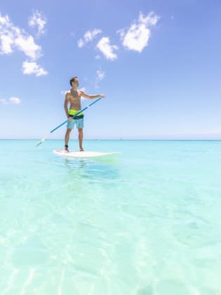 Stand-Up-Paddling, Mauritius © Malorny/Moment via Getty Images