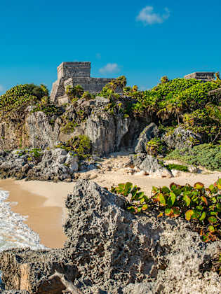 Strand und Meer in Tulum, Mexiko © SL_Photography/iStock / Getty Images Plus vis Getty Images