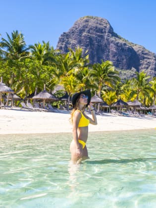 Tourist auf Mauritius ©Andrea Comi/Moment via Getty Images